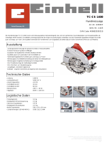 EINHELL TC-CS 1400 Product Sheet