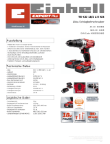 EINHELL TE-CD 18/2 Li-i Kit Product Sheet
