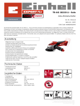 EINHELL TE-AG 18/115 Li-Solo Product Sheet