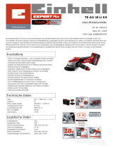 EINHELL TE-AG 18 Li Kit Product Sheet