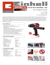 EINHELL TE-CD 18 Li-i Brushless-Solo Product Sheet