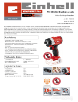 EINHELL TE-CI 18 Li Brushless-Solo Product Sheet