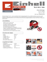 EINHELL TE-JS 18 Li-Solo Product Sheet