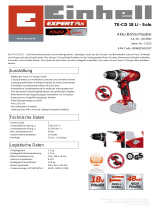 EINHELL TE-CD 18 Li-Solo Product Sheet