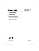 EINHELL GE-CM 33 Li Kit (2x2,0Ah) Benutzerhandbuch