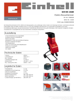 EINHELL GH-KS 2440 Product Sheet