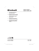 EINHELL GE-CH 1846 Li-Solo Benutzerhandbuch