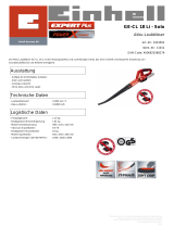 EINHELL GE-CL 18 Li-Solo Product Sheet