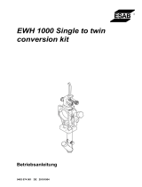 ESAB EWH 1000 Single to twin conversion kit Benutzerhandbuch