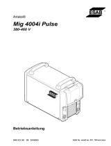 ESAB Mig 4004i Pulse Benutzerhandbuch
