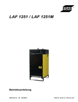 ESAB LAF 1251 / LAF 1251M Benutzerhandbuch