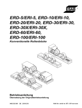 ESAB ERD-5/ERI-5, ERD-10/ERI-10, ERD-20/ERI-20, ERD-30/ERI-30, ERD-60/ERI-60, ERD-100/ERI-100 Benutzerhandbuch