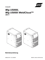 ESAB Mig U5000i, Mig U5000i WeldCloud™ Benutzerhandbuch