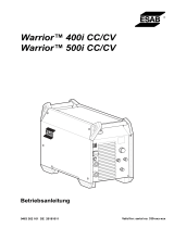 ESAB Warrior™ 500i cc/cv Benutzerhandbuch