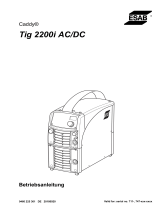 ESAB Caddy Tig 2200i Benutzerhandbuch