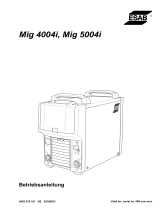 ESAB Mig 4004i, Mig 5004i Benutzerhandbuch