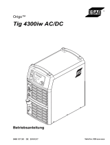 ESAB Tig 4300iw AC/DC Benutzerhandbuch