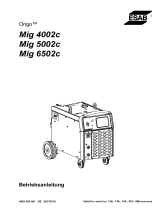 ESAB Mig 4002c, Mig 5002c, Mig 6502c Benutzerhandbuch