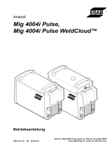 ESAB Mig 4004i Pulse Mig, 4004i Pulse WeldCloud™ Benutzerhandbuch