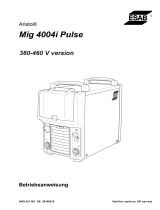 ESAB Aristo® Mig 4004i Pulse Benutzerhandbuch