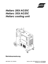 ESAB Heliarc Cooling Unit Benutzerhandbuch