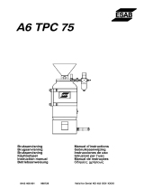 ESAB A6 TPC 75 Benutzerhandbuch