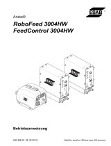 ESAB RoboFeed 3004HW, FeedControl 3004HW Benutzerhandbuch
