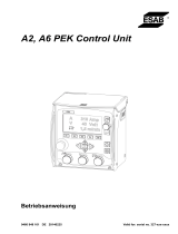 ESAB A6 - Control unit Benutzerhandbuch