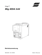 ESAB Mig 4004i A44 Benutzerhandbuch