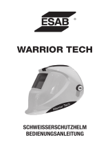 ESAB Warrior Tech welding helmet Benutzerhandbuch