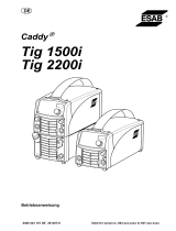 ESAB Tig 1500i, Tig 2200i, Caddy® Tig 1500i, Caddy® Tig 2200i Benutzerhandbuch