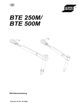 ESAB BTE 500M Benutzerhandbuch