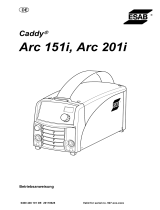 ESAB Caddy® Arc 151i, Arc 201i Benutzerhandbuch