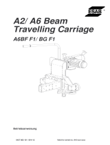 ESAB A2/A6 Beam Travelling Carriage Benutzerhandbuch