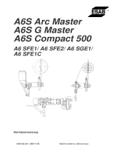ESAB A6S Arc Master/ A6S G Master/ A6S Compact 500 Benutzerhandbuch