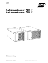 ESAB Autotransformer TUA 1 Benutzerhandbuch