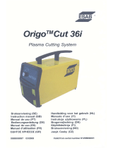 ESAB Origo™Cut 36i Benutzerhandbuch