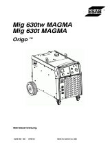 ESAB Mig 630tw Magma Benutzerhandbuch