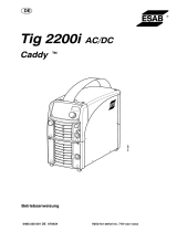 ESAB Tig 2200i AC/DC - Caddy® Tig 2200i AC/DC Benutzerhandbuch