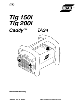 ESAB Caddy® Tig 150i, Caddy® Tig 200i - Caddy®Tig 150, Caddy®Tig 200 Benutzerhandbuch