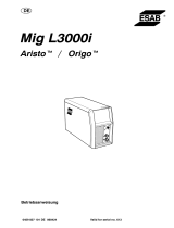 ESAB Mig L3000i Origo™ Mig L3000i Benutzerhandbuch