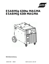 ESAB Mig 630tw Magma Benutzerhandbuch