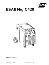 ESAB ESABMig C420 Benutzerhandbuch