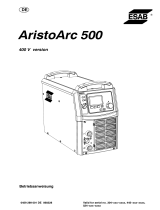 ESAB AristoArc 500 Benutzerhandbuch
