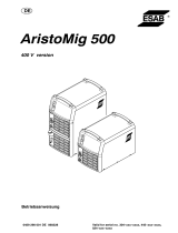 ESAB AristoMig 500 Benutzerhandbuch