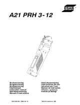 ESAB PRH 3-12 A21 PRH 3-12 Benutzerhandbuch