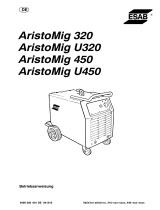 ESAB Aristo®Mig 320, Aristo®Mig 450 Aristo®Mig U320, Aristo®Mig U450 Benutzerhandbuch