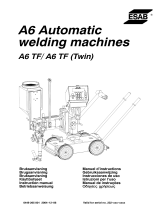 ESAB A6 Automatic welding machines A6 TF/ A6 TF Benutzerhandbuch