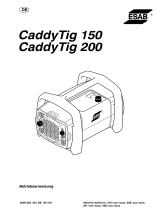 ESAB Caddy®Tig 150, Caddy®Tig 200 Benutzerhandbuch
