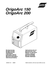 ESAB Origo™Arc 150, Origo™Arc 200 Benutzerhandbuch
